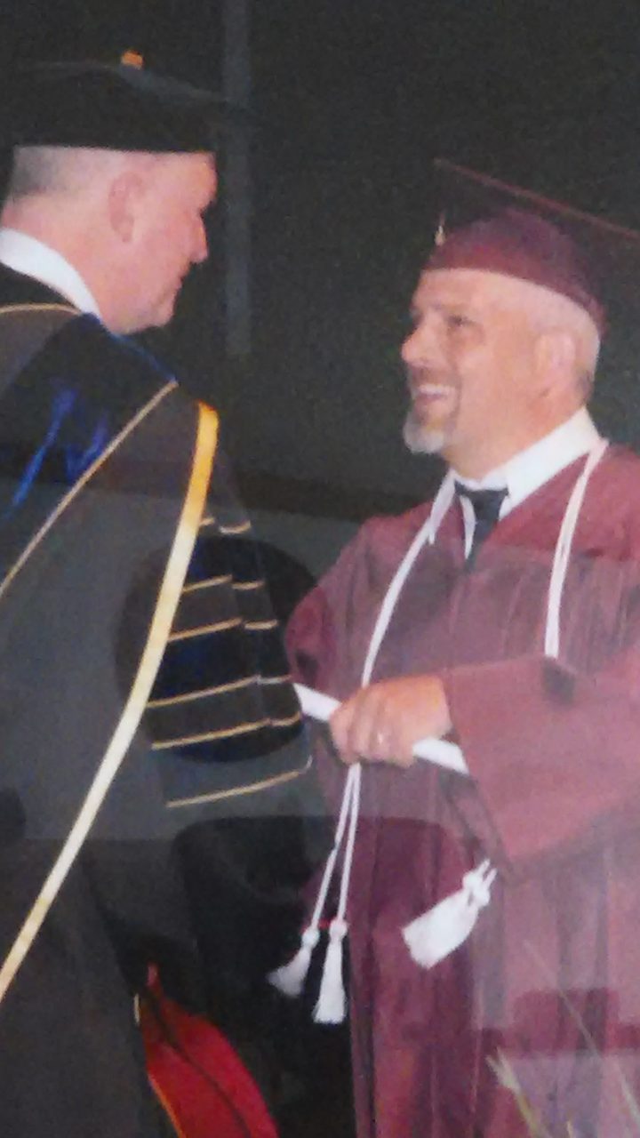 Jeremy at his college graduation